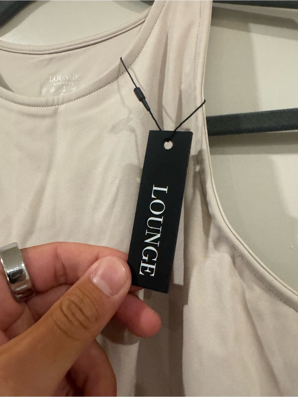 NWT Lounge Razorback Crop Top - Picture 4 of 4